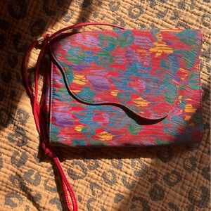 Vintage colorful handbag